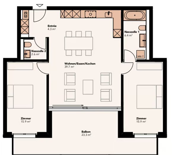 3 ½ rooms apartment, Foto 5 von 5