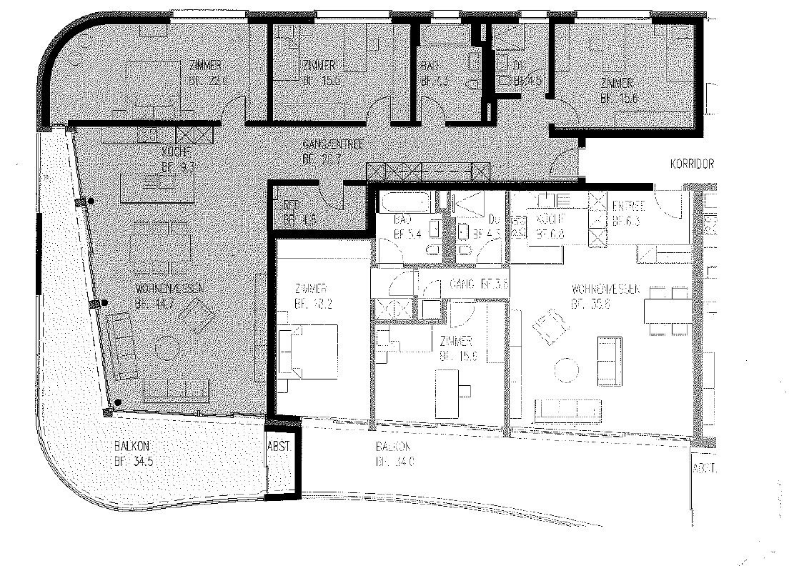 4 ½ rooms apartment