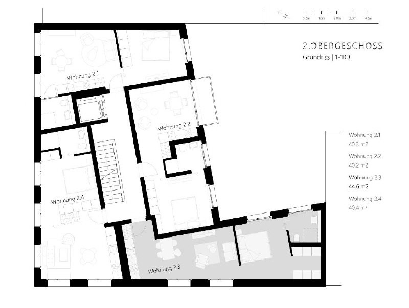 Appartement de 2 ½ pièces
