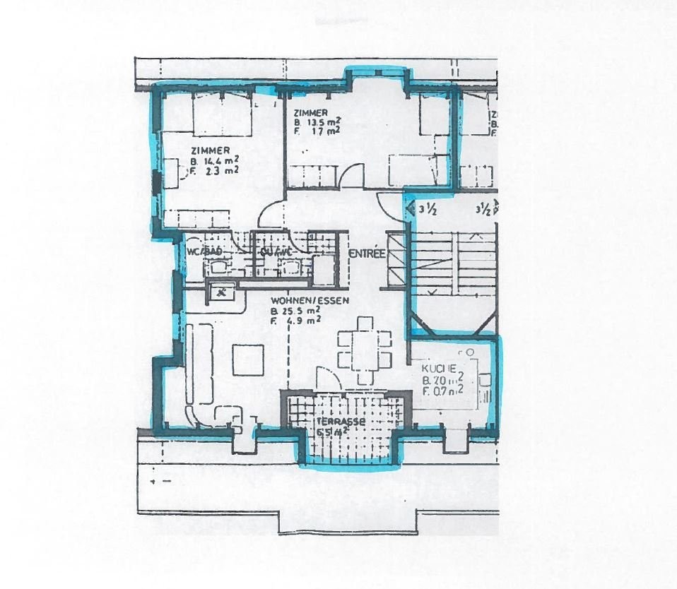 3 ½ rooms apartment, photo 9 sur 9