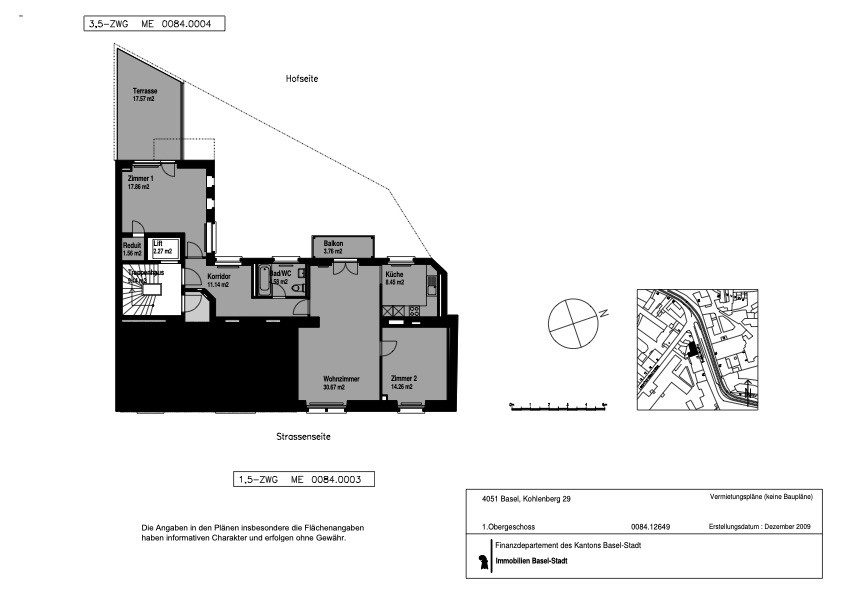 3 ½ rooms apartment