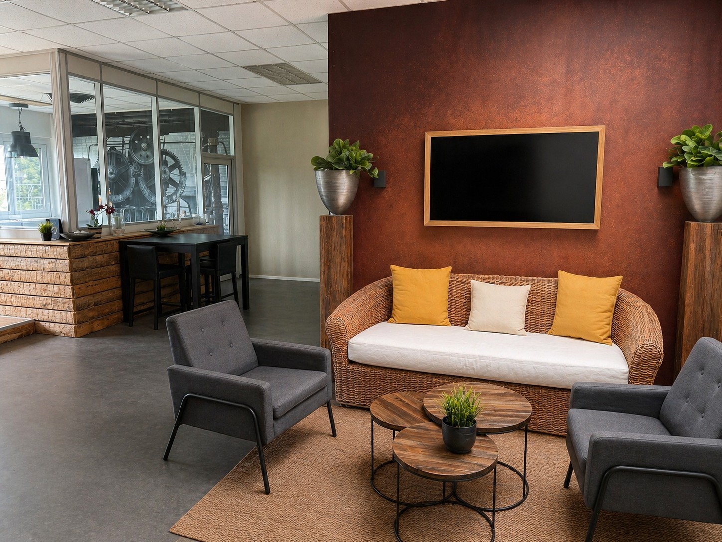 150m² office