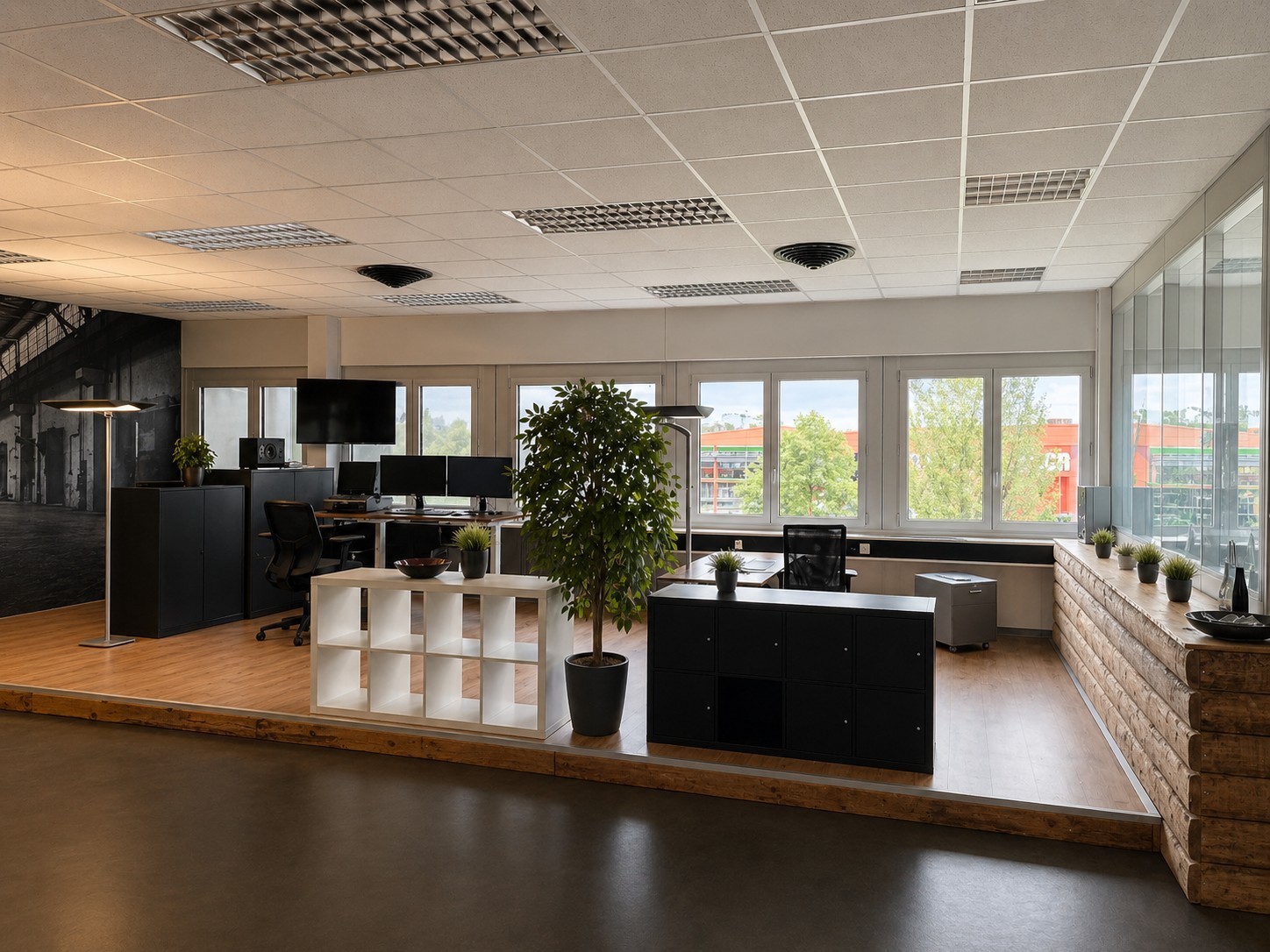 150m² office