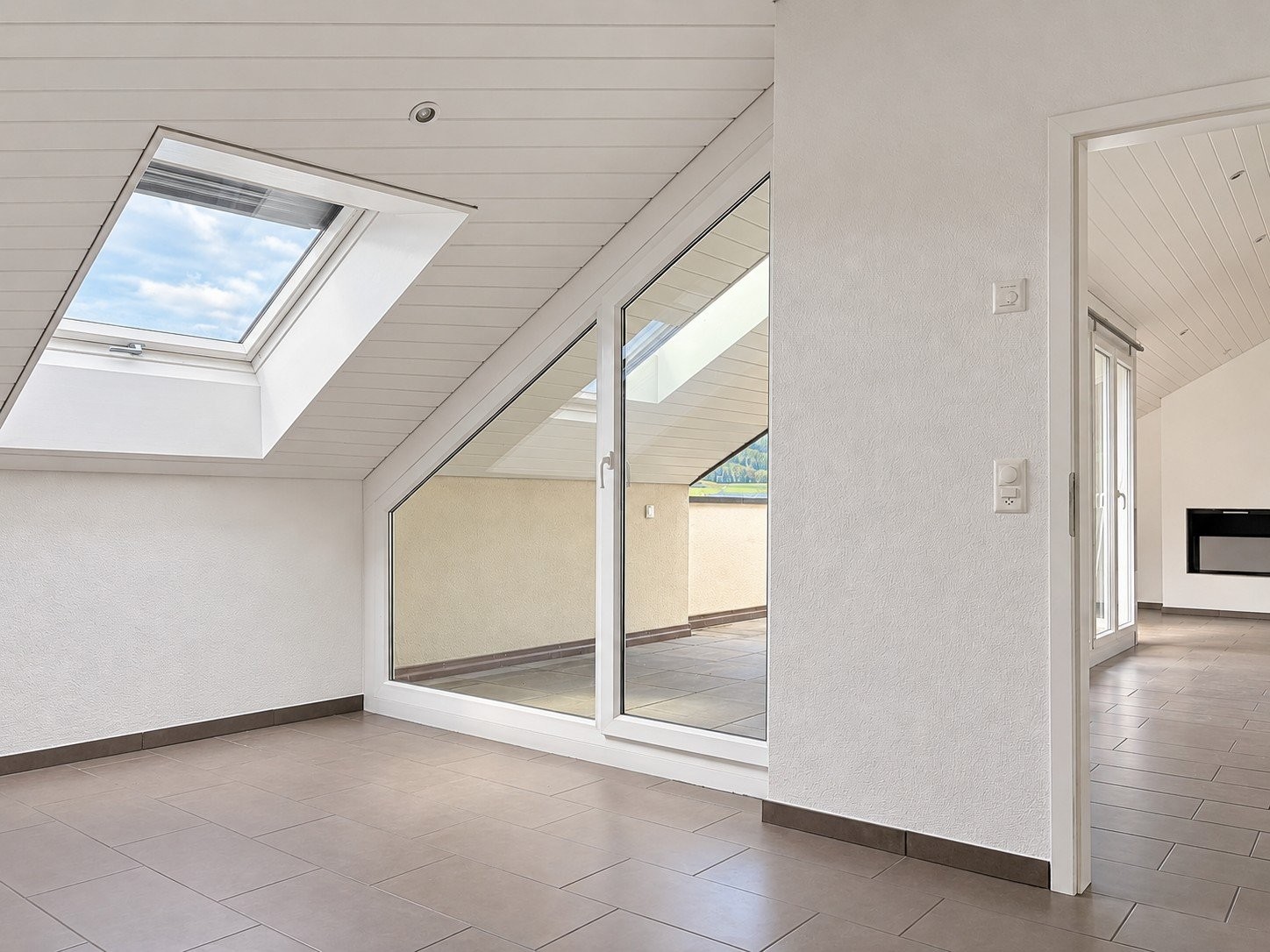 Appartement de toit de 3 ½ pièces