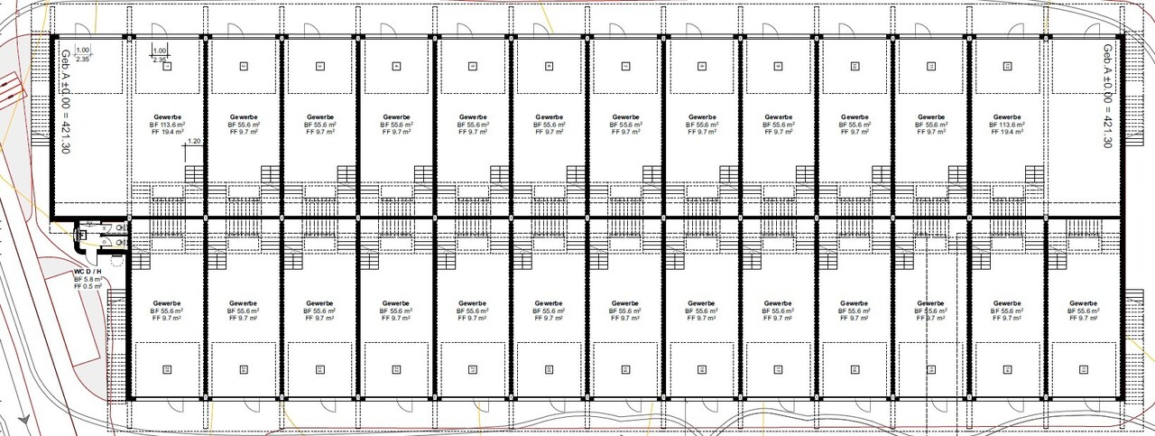 206m² commerciale