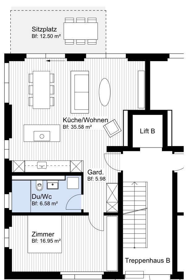2 ½ Zimmer Wohnung