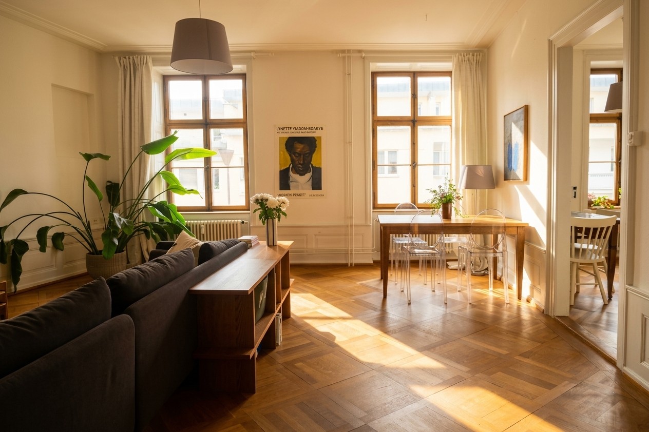 3 ½ rooms furnished flat