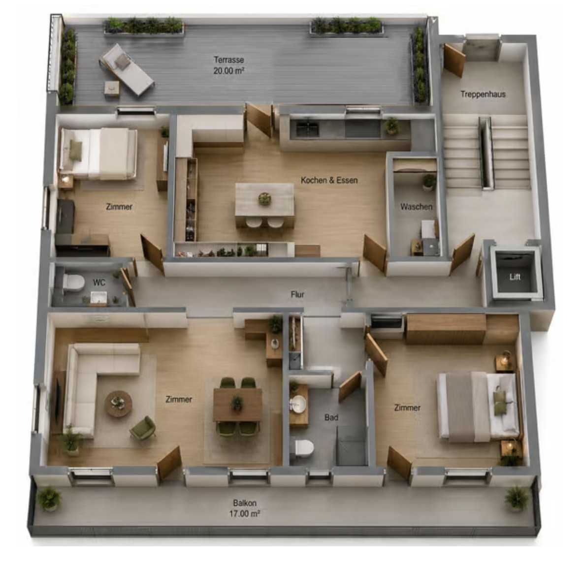 4 ½ rooms apartment, Foto 4 von 10