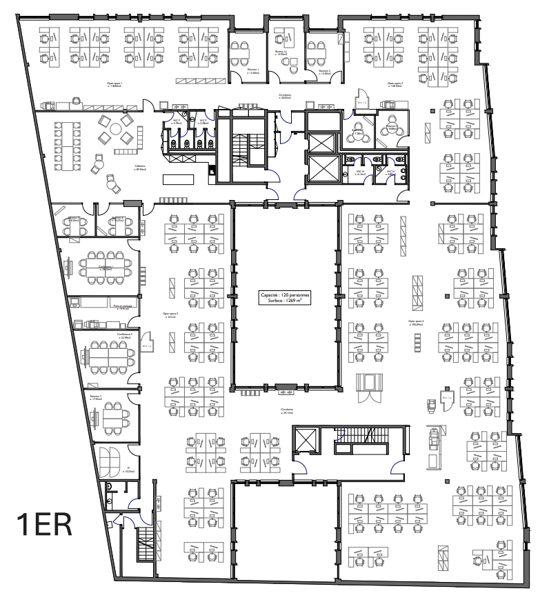 2300m² ufficio