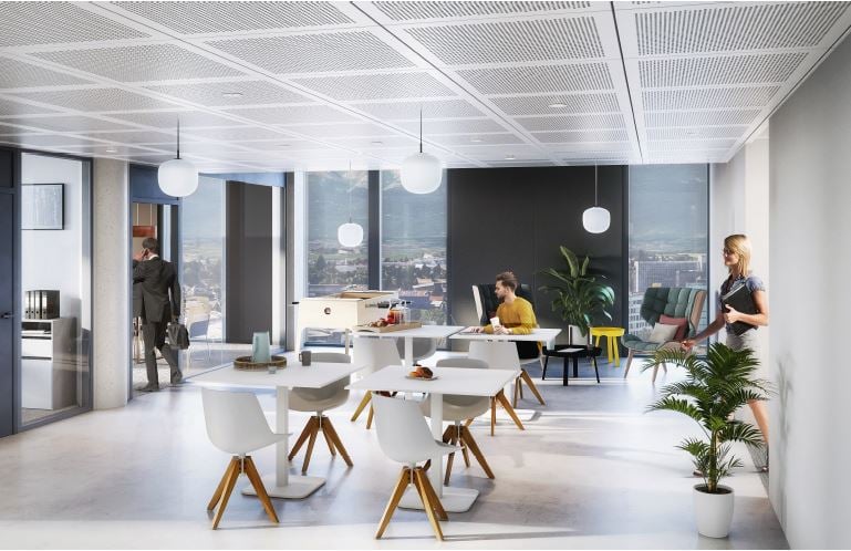 185m² office
