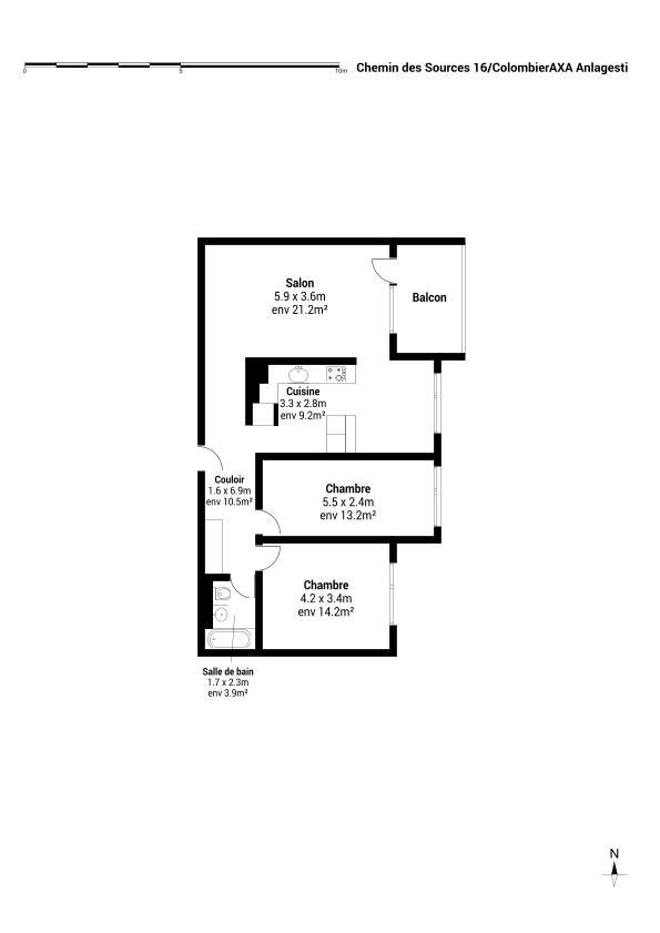 3 ½ Zimmer-Wohnung