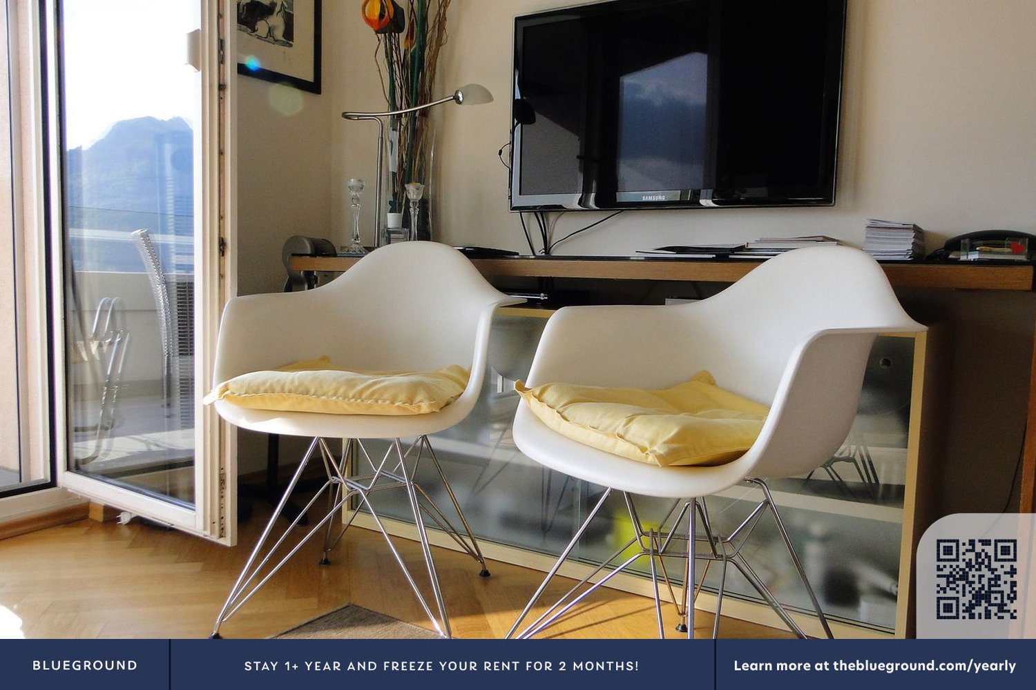 2 rooms furnished flat