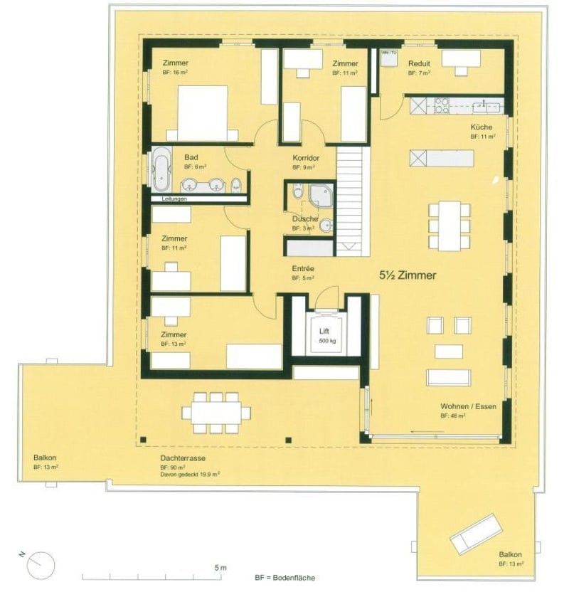 3 ½ rooms apartment