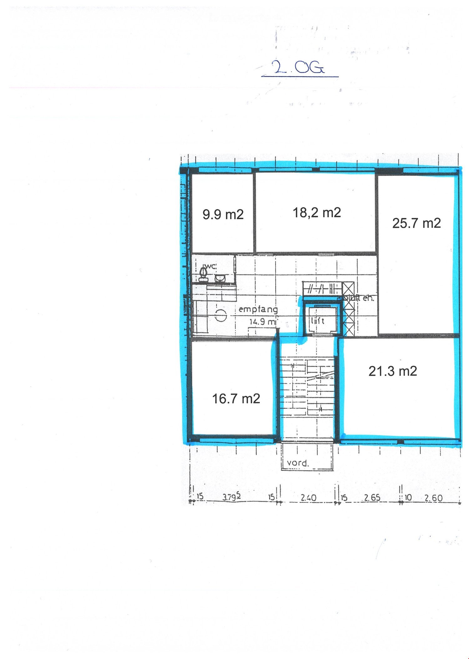 106m² office