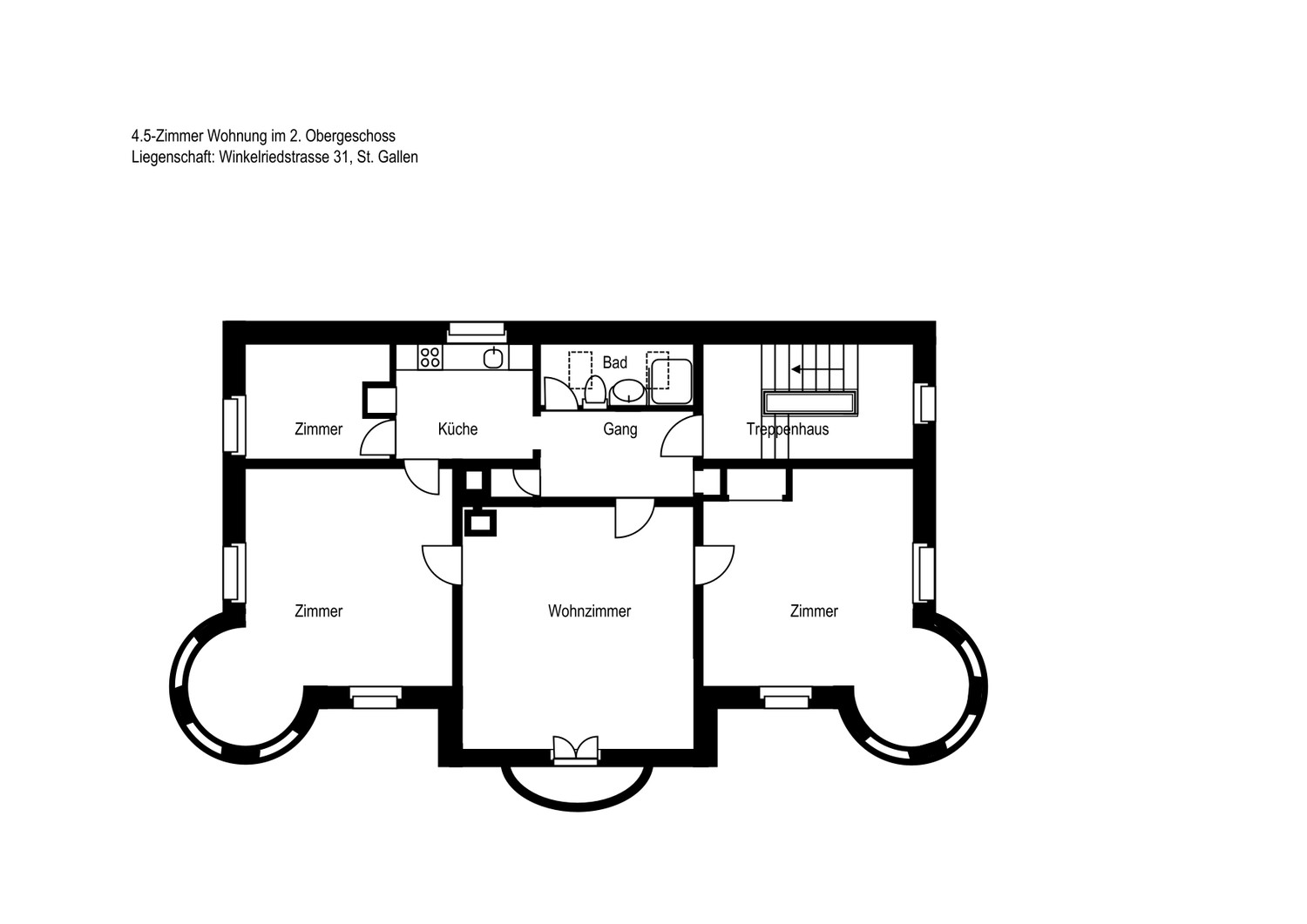 Appartement de 4 pièces