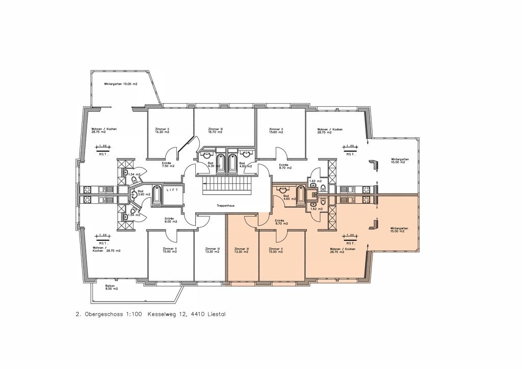 3 rooms apartment