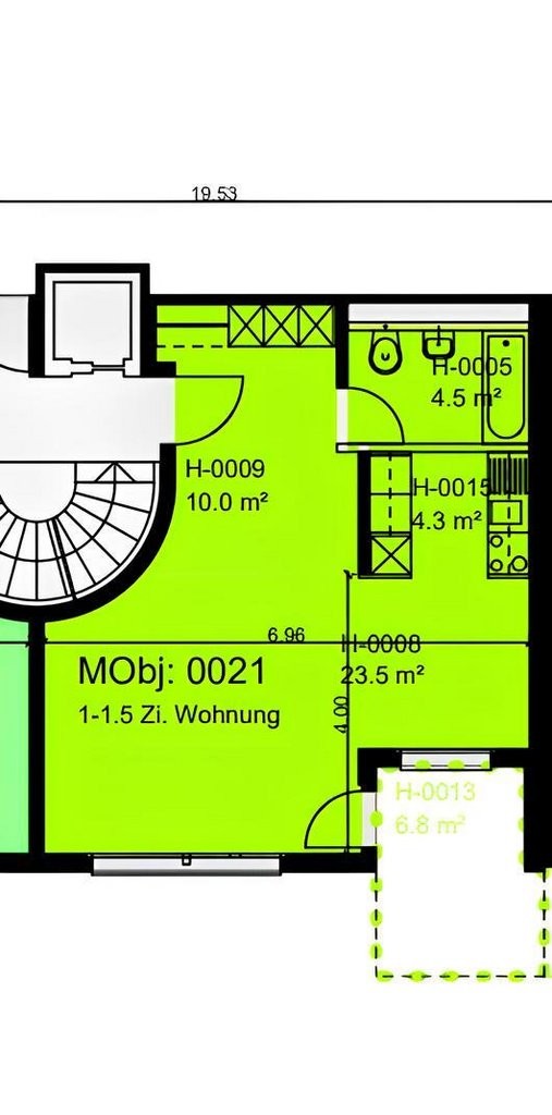 1 ½ rooms apartment, photo 4 of 4