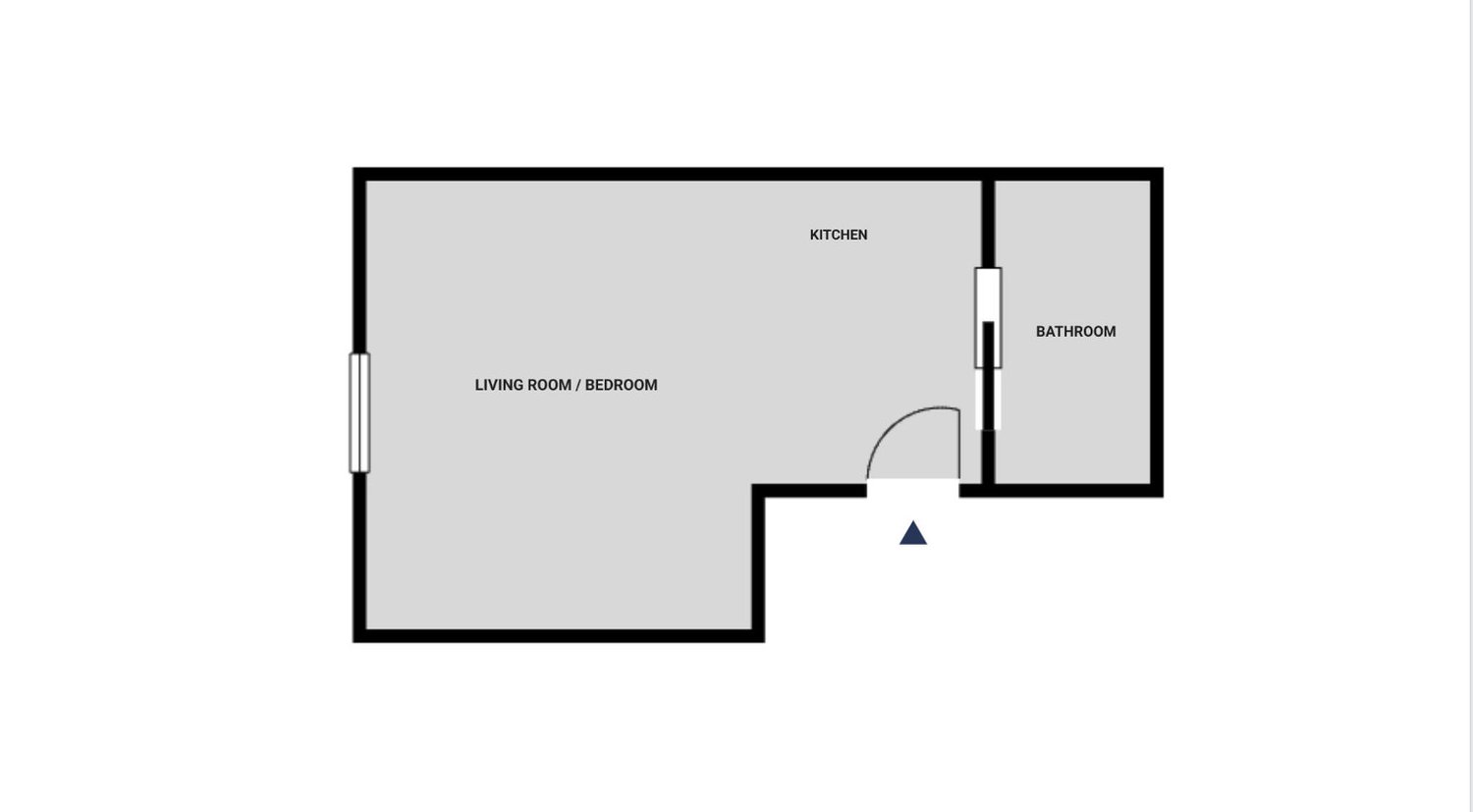 1 pièce appartement meublé