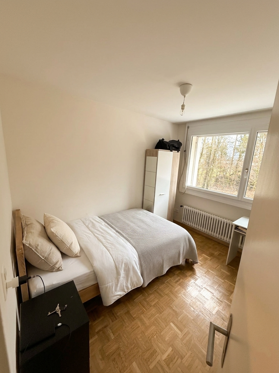 Chambre dans un appartement partagé