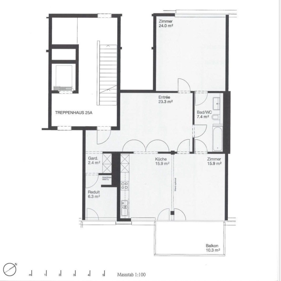2 ½ pièces appartement