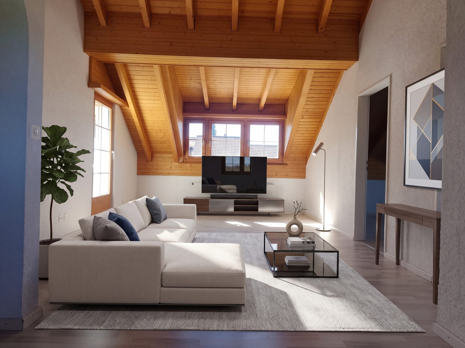 3 ½ rooms roof flat, Foto 5 von 8