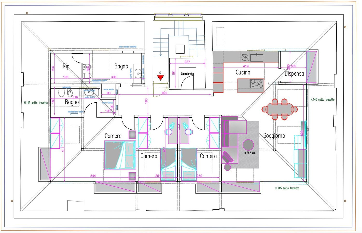4 ½ Zimmer Dachwohnung, Foto 3 von 3