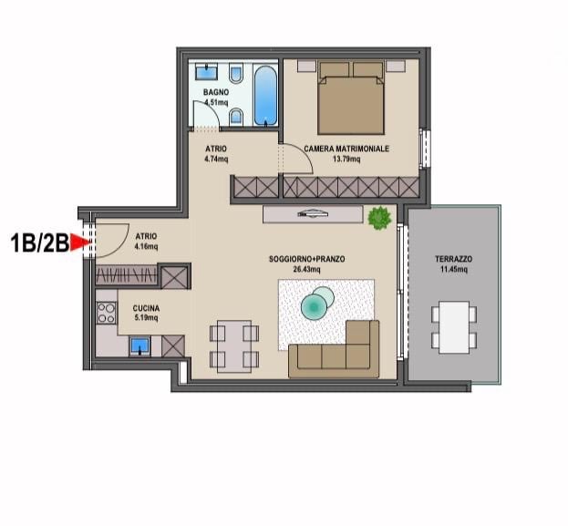 2 ½ Zimmer-Wohnung