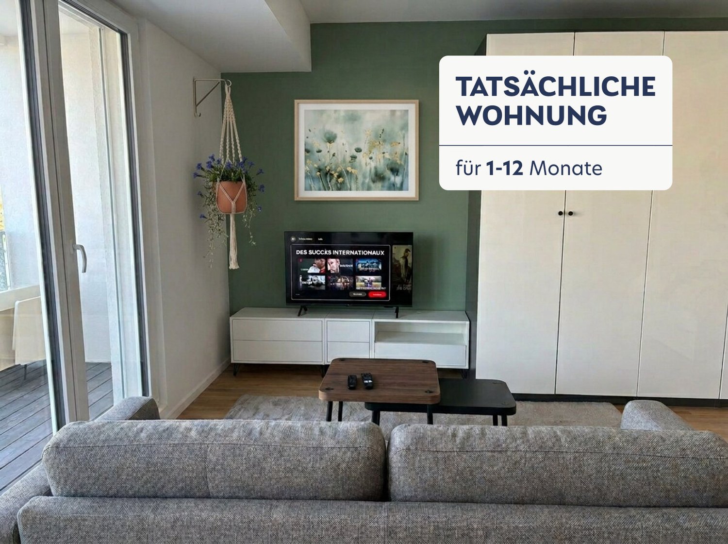 2 pièces appartement meublé