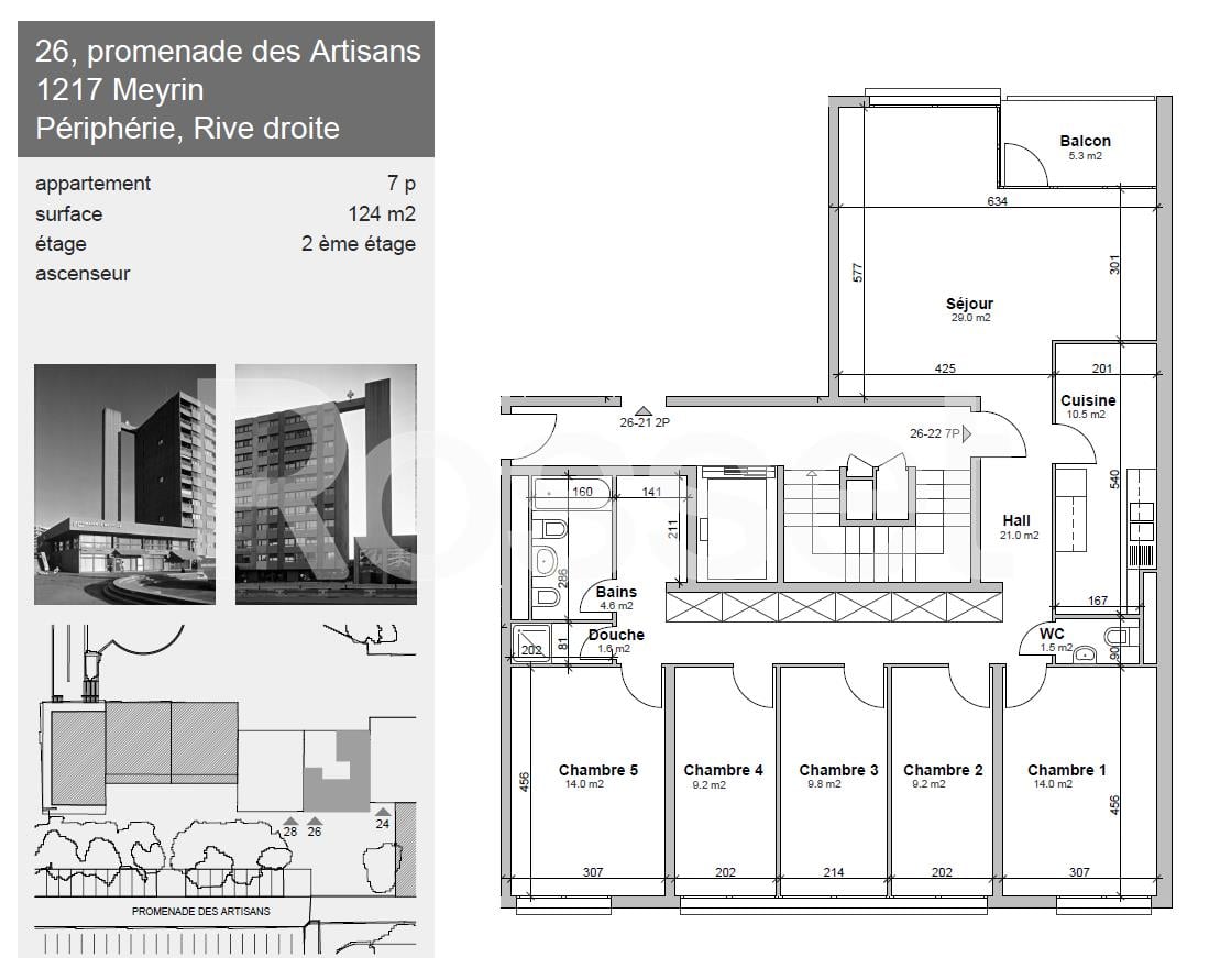 7-Zimmer-Wohnung
