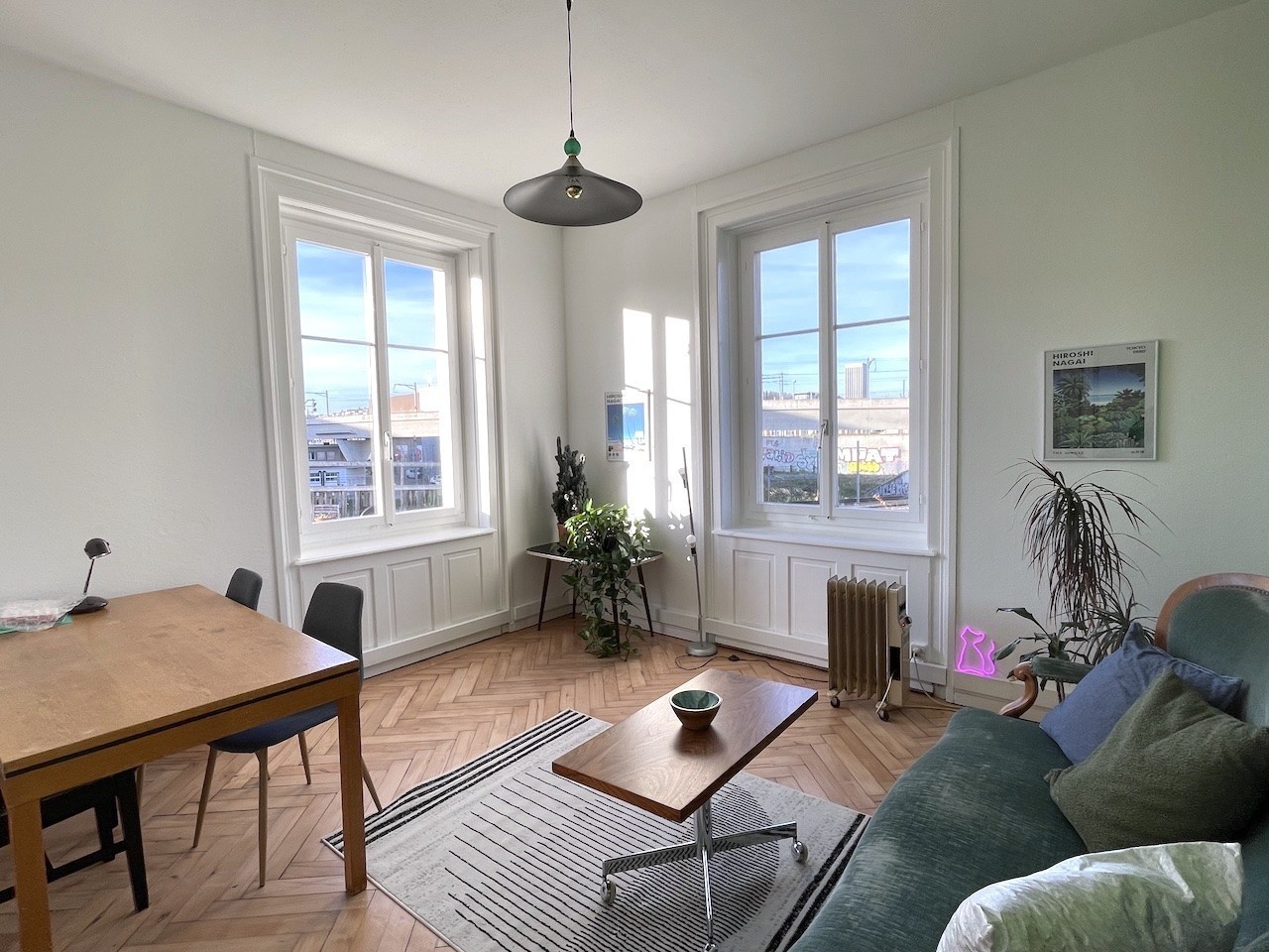 Chambre dans un appartement partagé