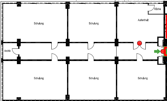 350m² office