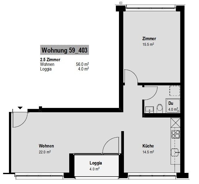 2 ½ rooms apartment, Foto 8 von 9