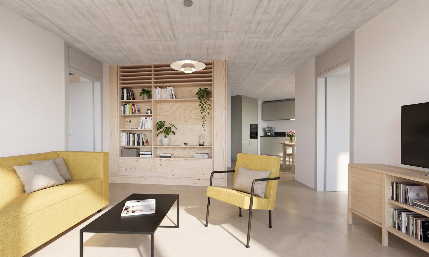 2 ½ rooms apartment