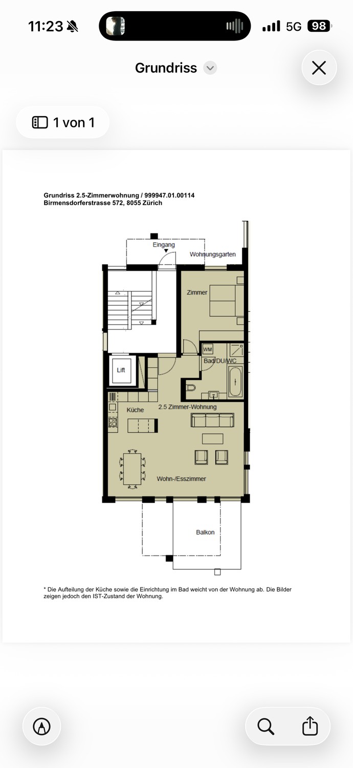 2 ½ rooms apartment, Foto 10 von 10