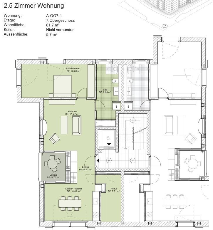 2 ½ rooms apartment, Foto 5 von 5