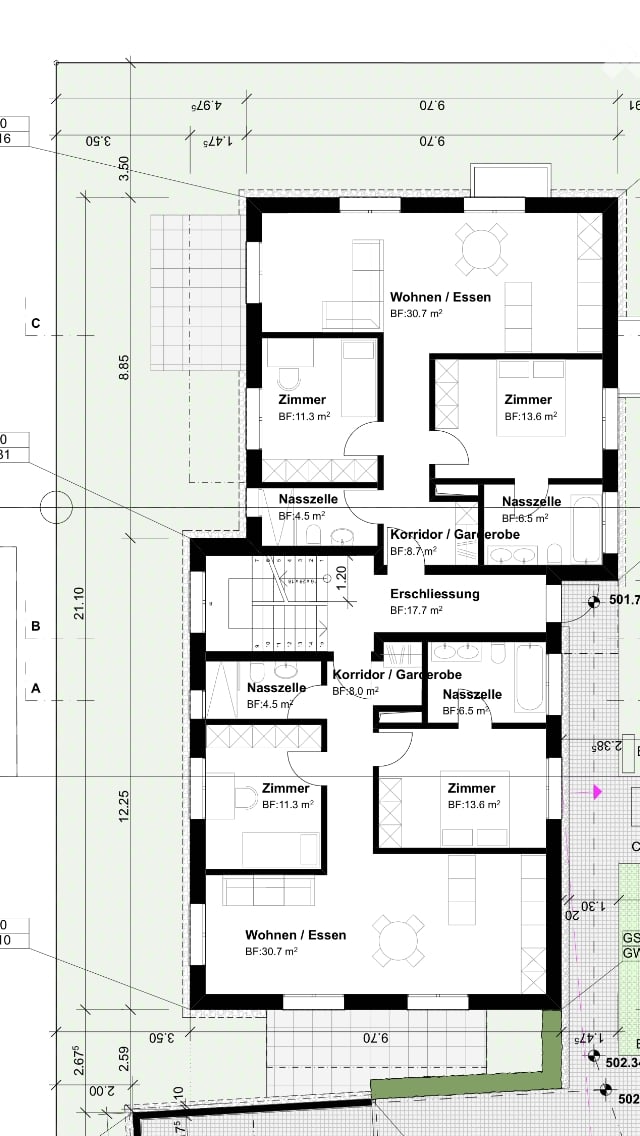 3 ½ rooms apartment
