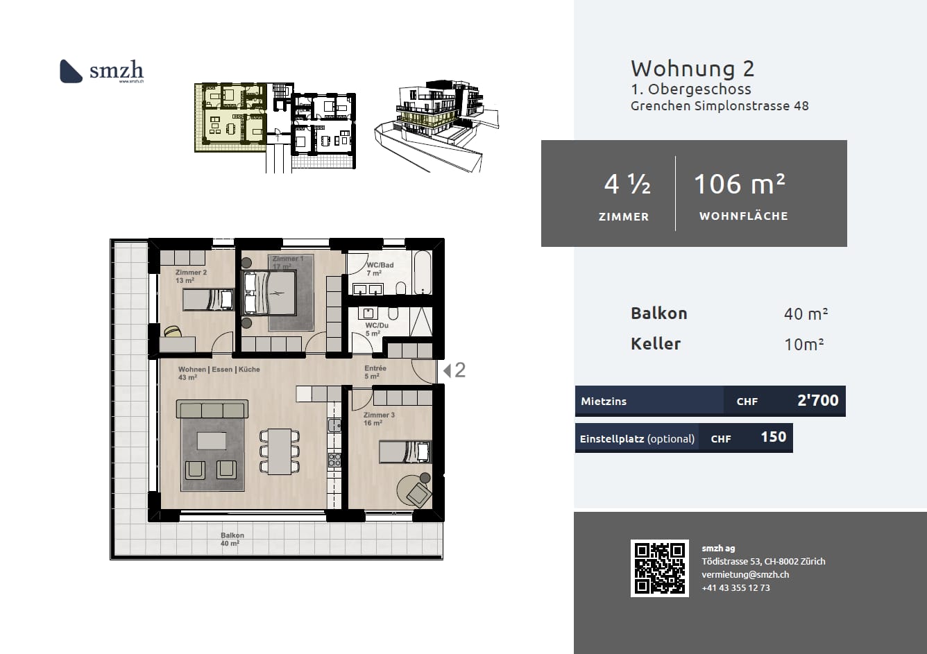 4 ½ rooms apartment, Foto 2 von 10