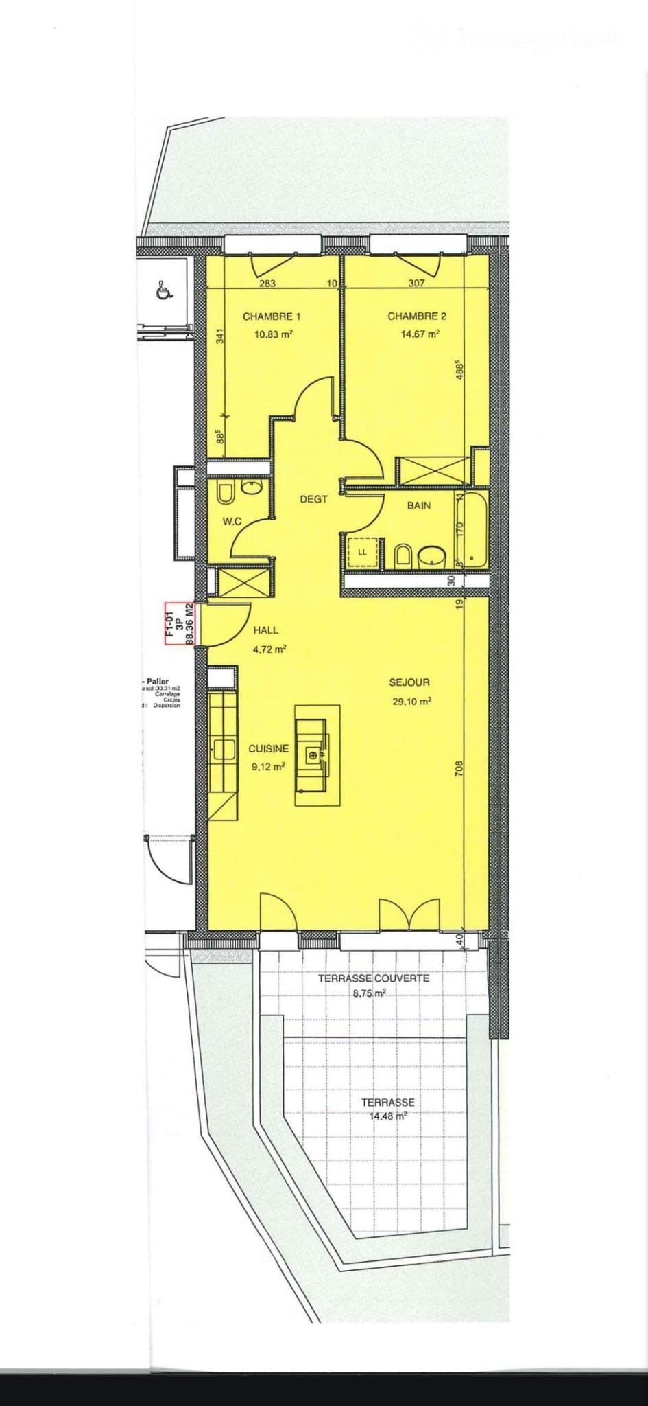3 ½ Zimmer Wohnung, Foto 4 von 4