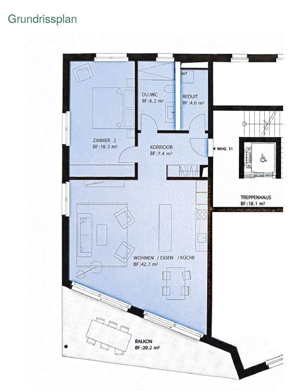 2 ½ rooms apartment, Foto 10 von 10