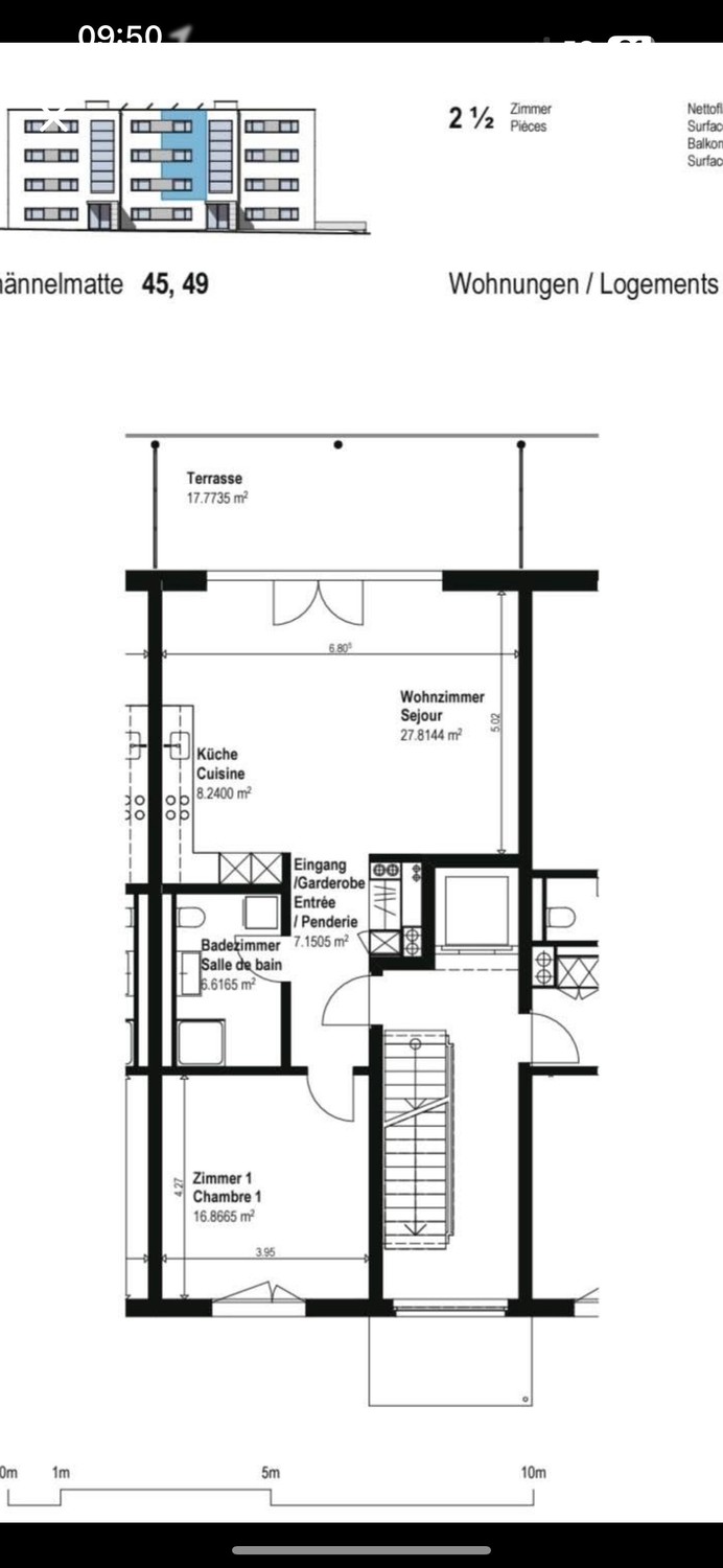 2 ½ Zimmer-Wohnung, Foto 1 von 10