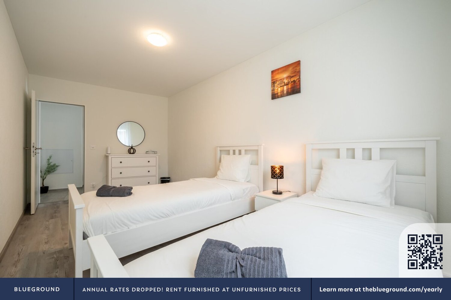 4 rooms furnished flat