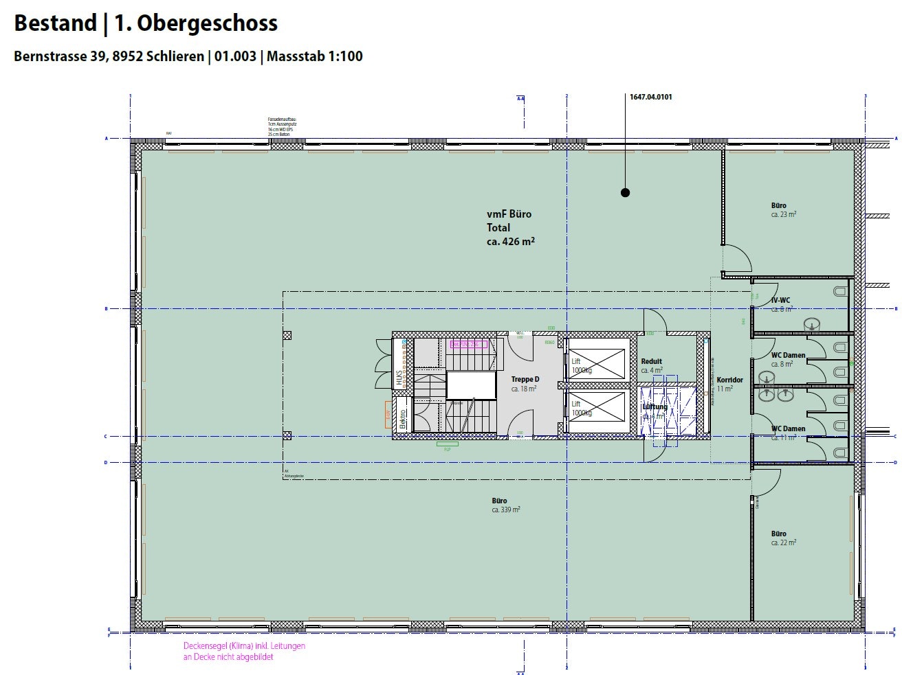 852m² office