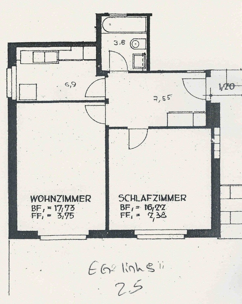 2 rooms apartment, Foto 8 von 8