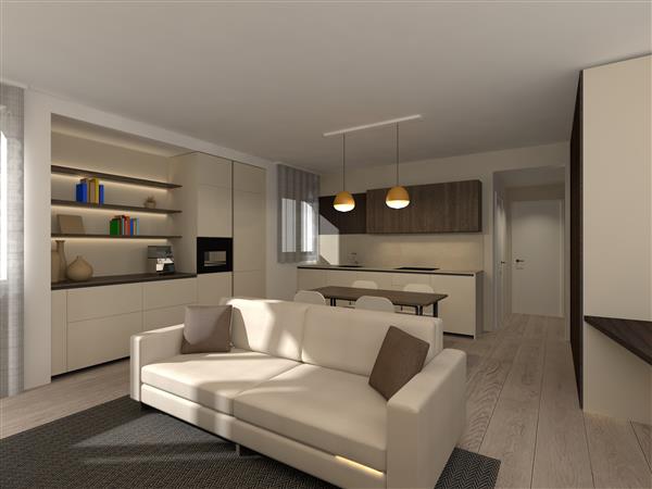 2 ½ rooms furnished flat