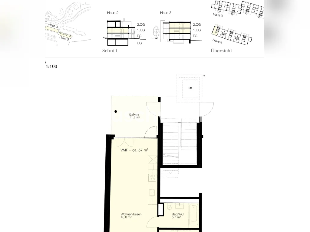 2 ½ rooms apartment