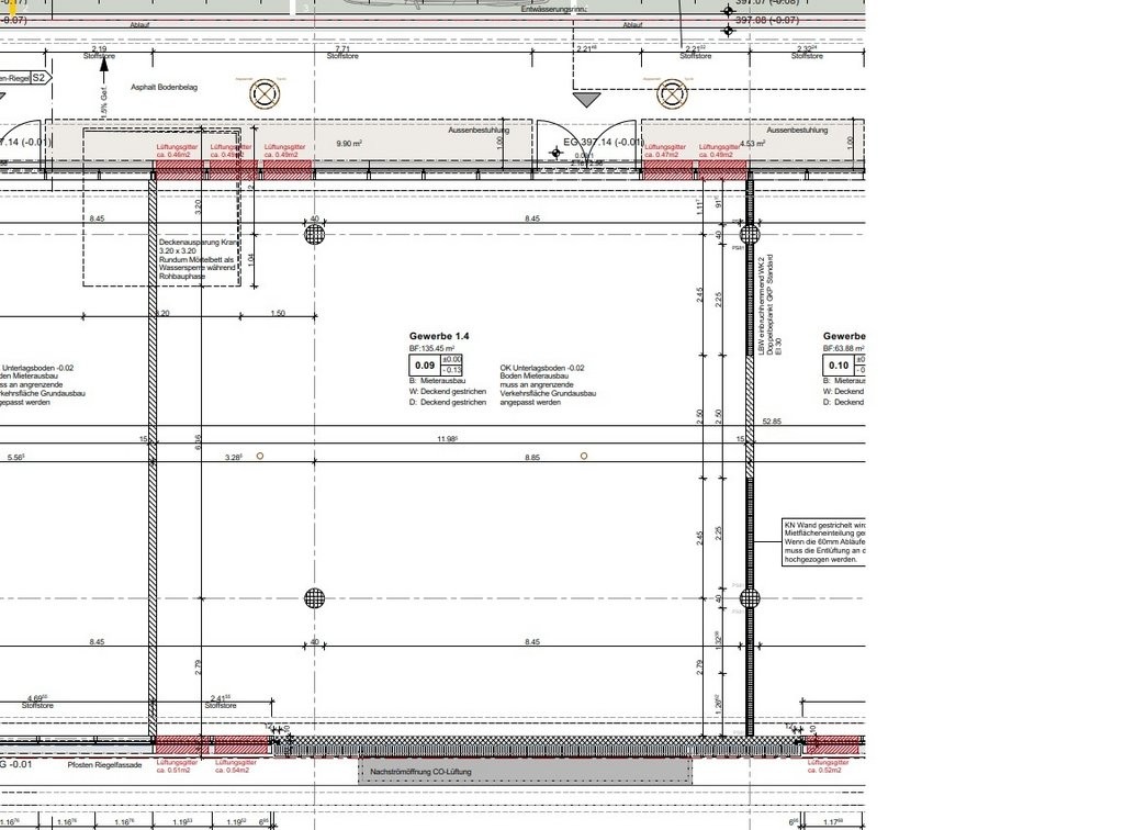 135m² commercial