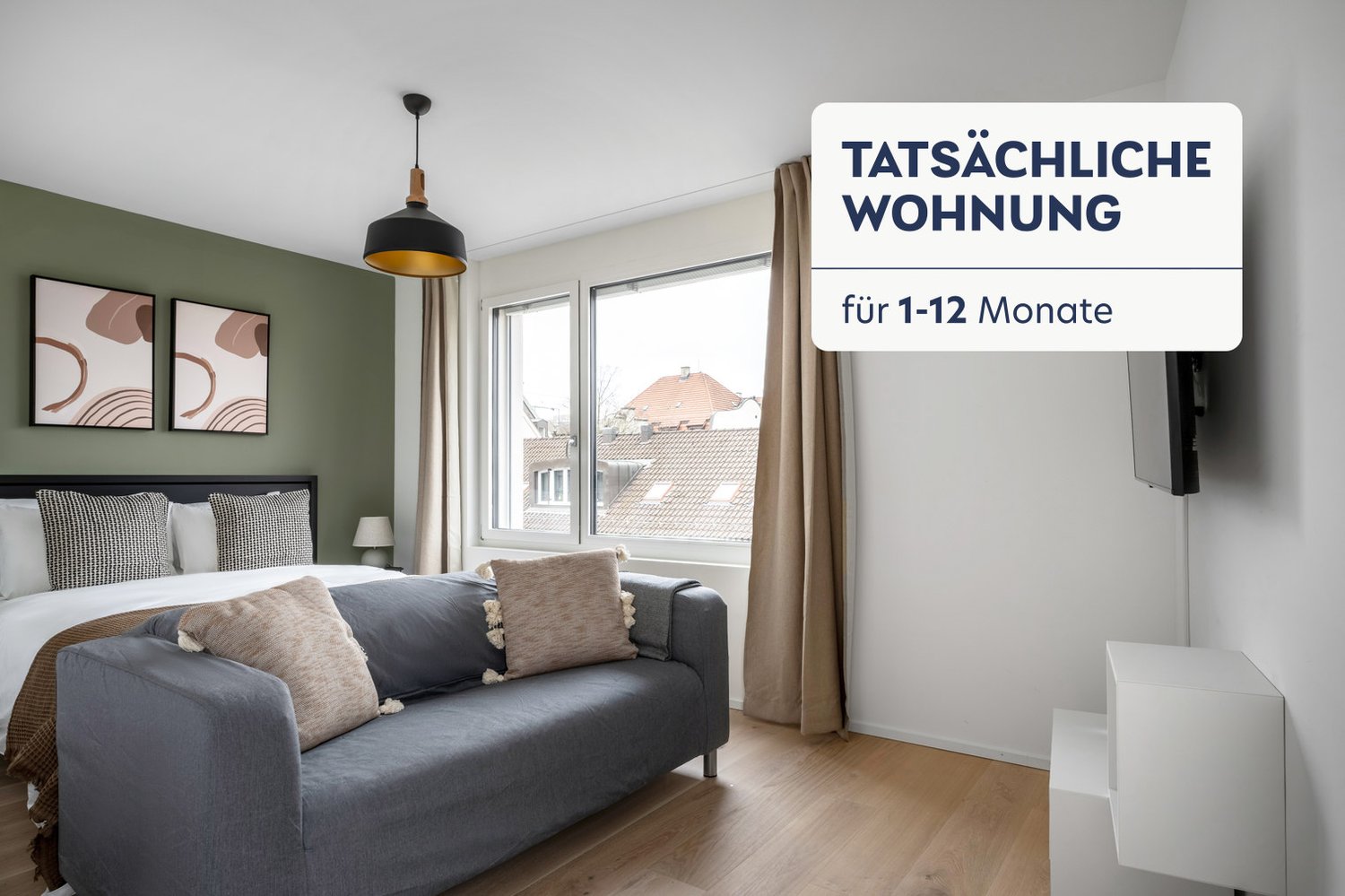 1 ½ rooms furnished flat, Foto 1 von 10
