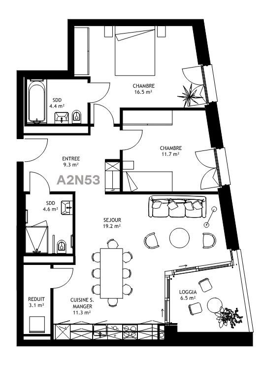 3 ½ rooms apartment, photo 9 sur 9