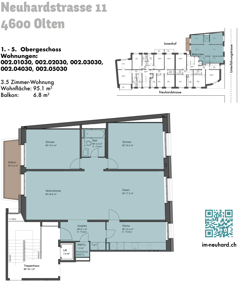 Appartamento di 2 ½ locali