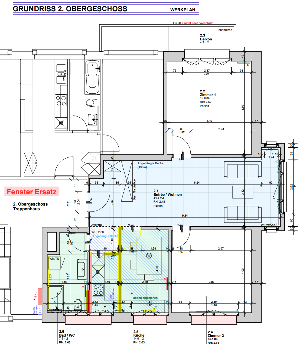 Appartement de 3 ½ pièces